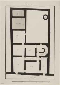 Cave plan (from the same house rue Le Pelletier) Jean-Benoit-Vincent BarrÃ.. Photos