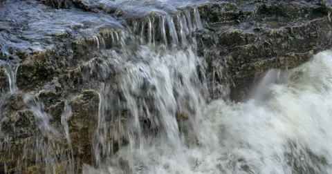 Cave Point County Park, Door County, WI Stock Footage 55809257