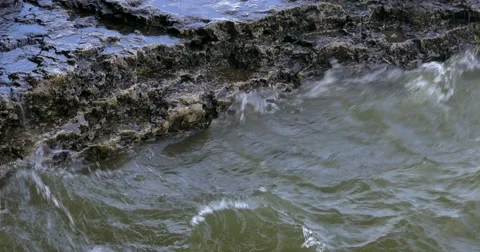 Cave Point County Park, Door County, WI Video stock 55809458