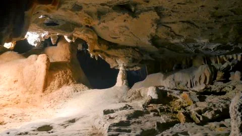 Cave of the Postojna Stock Photos