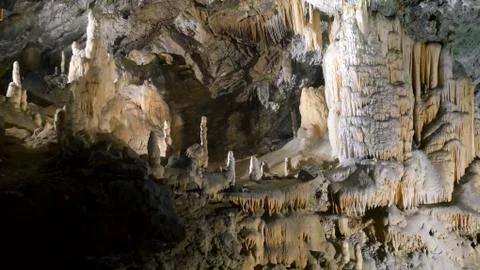 Cave of the Postojna Stock Photos