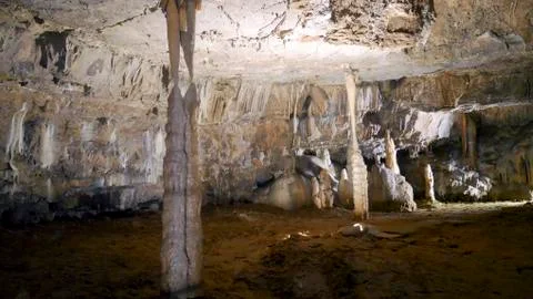 Cave of the Postojna Stock Photos