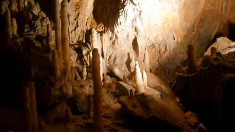 Cave of the Postojna Foto stock