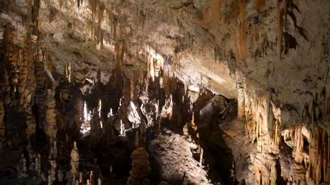 Cave of the Postojna Stock Photos