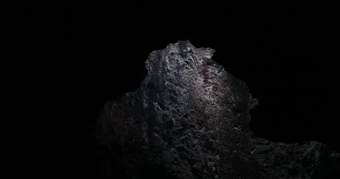 Cave Raw stone Texture in the Moonlight Stockbeeldmateriaal 291931475