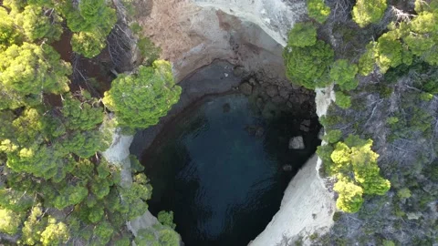 The cave in the sea Stock Footage 201381104