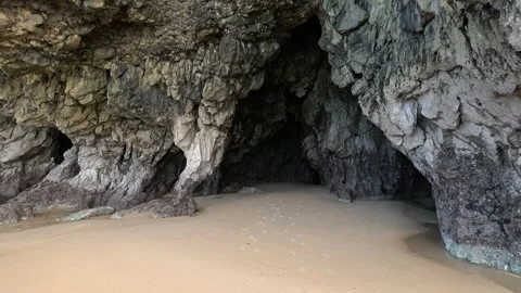 Cave in Spain Stock Footage 303344692