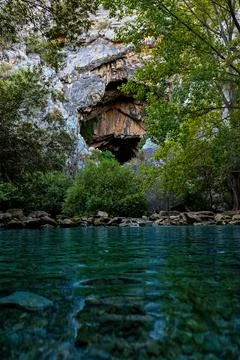 Cave in spain Stock Photos