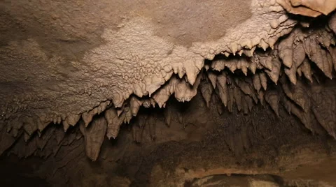 Cave Stalactites Stock Footage 62794076