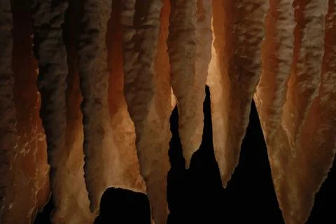 Cave stalactites Stock Photos