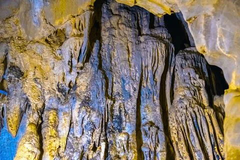 Cave texture background Stock Photos