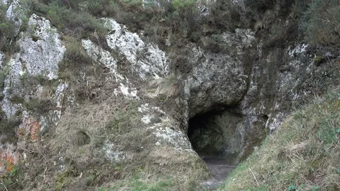 Cave on the top of the Pico Sacro Stock Footage 71009407
