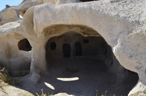 Cave of Uchisar. Stock Photos