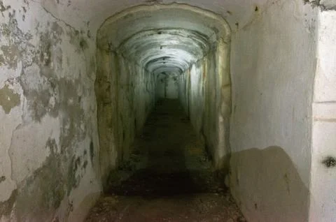 A cave in a underground city Stock Photos