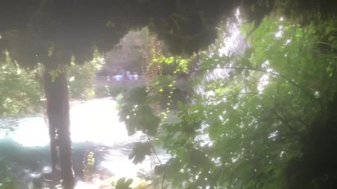 A cave at Upper Duden Waterfall, Turkey Stock-Footage 336244832