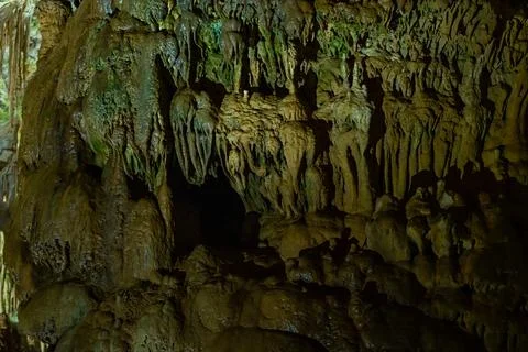 Cave Wall Formations Fotos Stock
