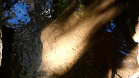 Cave Water Flow Stock Footage 114745869