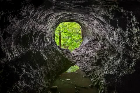 Cave in the Woods Stock Photos