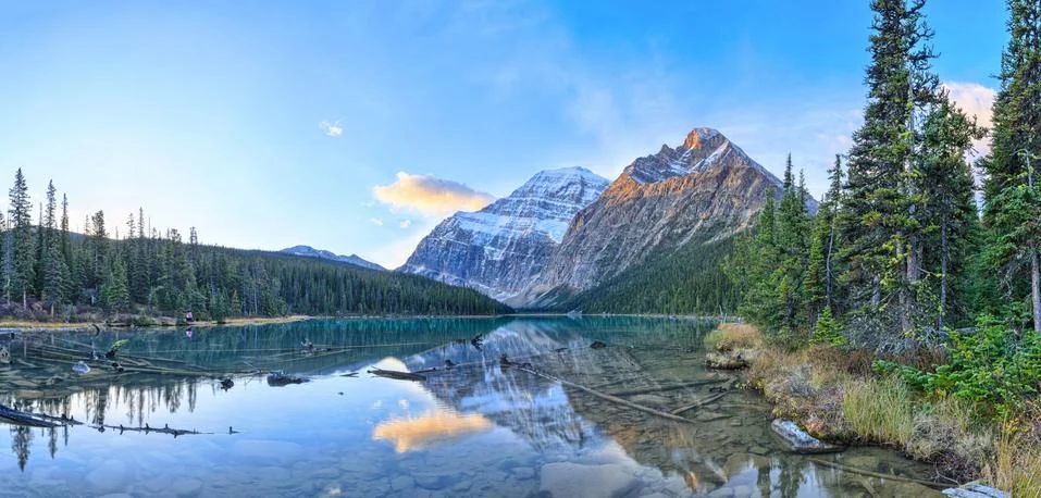 Cavell Edith Lake Stock Photos