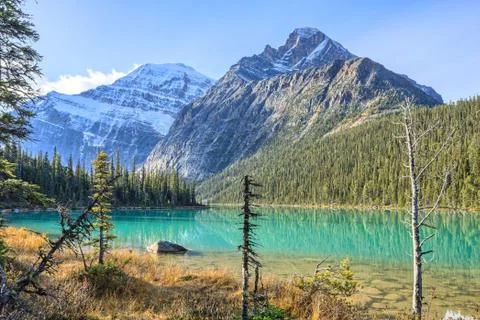 Cavell Edith Lake Stock Photos