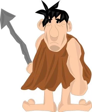 Caveman  Stock Illustration