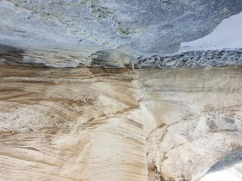 Cavern in Ancient Dune Stock Photos