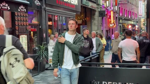 The Cavern Club - Nightlife Crowd In Cavern Quarter, Liverpool Stock-Footage 338043254