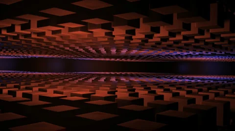 Caverns of cubes 24p Stock-Footage 951320
