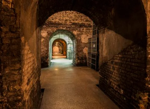 Caves Castellane Epernay Stock Photos