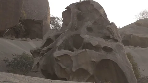 Caves in rock Stock Footage 112784039