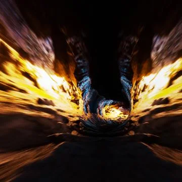 Caves walls abstract Foto stock