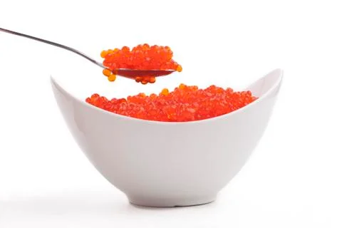 Caviar in bowl Stock Photos