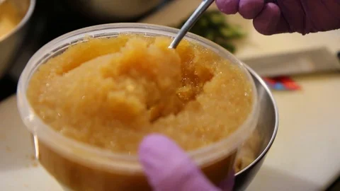 Caviar in a can Stock Footage 99692629