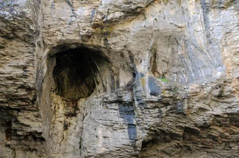 Cavity in the rock Stock Photos