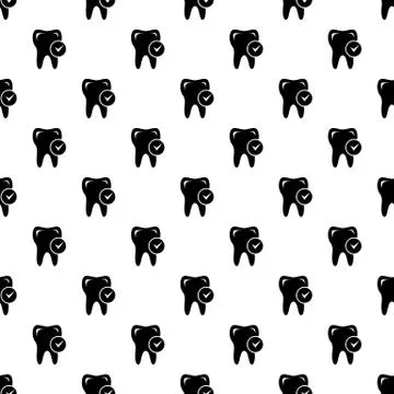 Cavity tooth icon, simple style Stock Illustration