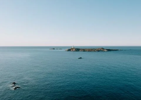 Cavoli Lighthouse 스톡 사진