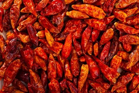 Cayenne pepper close up Stock Photos