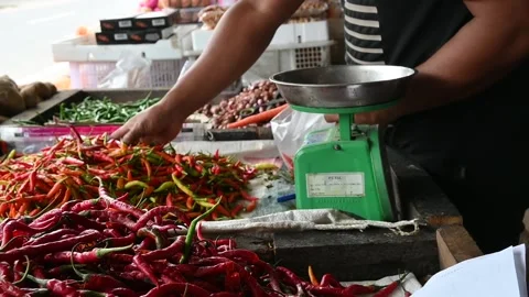 Cayenne pepper Video stock 205030775