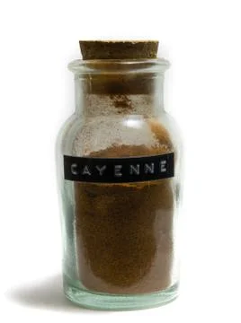 Cayenne Pepper Isolation Stock Photos