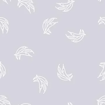 Cayenne pepper line seamless pattern Stock Illustration