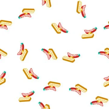Cayenne pepper spice scale isometric icon seamless pattern Stock Illustration