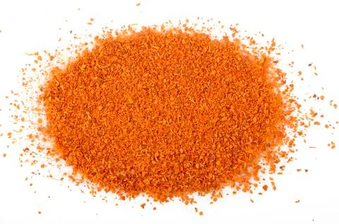 Cayenne pepper on white background Stock Photos