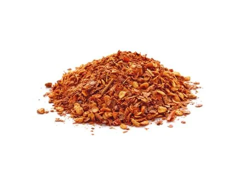 Cayenne pepper on white background Stock Photos