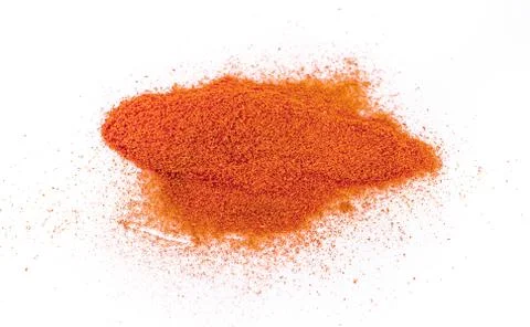 Cayenne pepper on white background Stock Photos