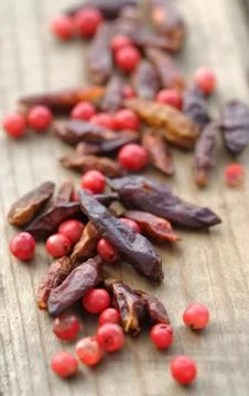 Cayenne peppers Stock Photos
