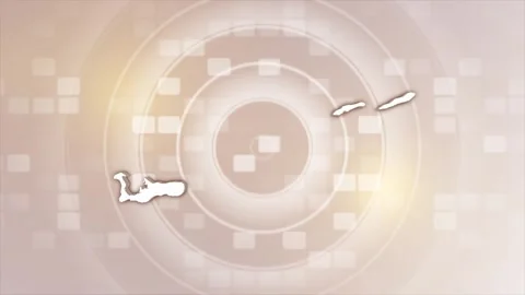 Cayman Islands Animated Map Stock Footage 275637899