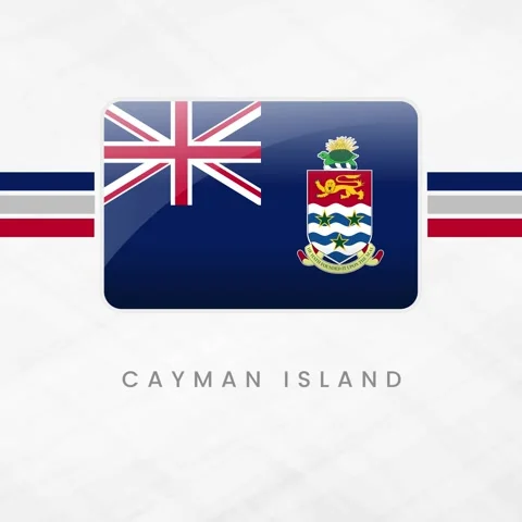 Cayman Islands Flag Button: 3D Glossy British Overseas Territory Symbol wit.. Stock Footage 330951185