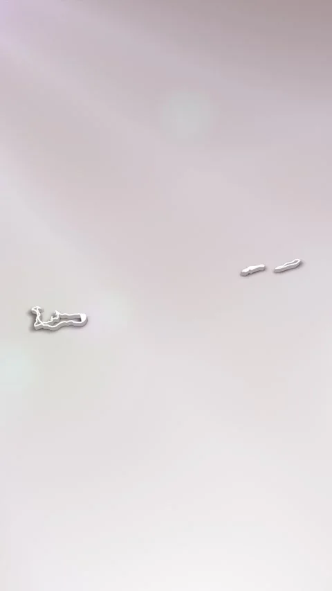 Cayman Islands Map Intro Vídeo Stock 261661365