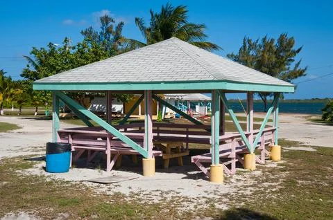 Cayman Kai Beach Stockfoto's