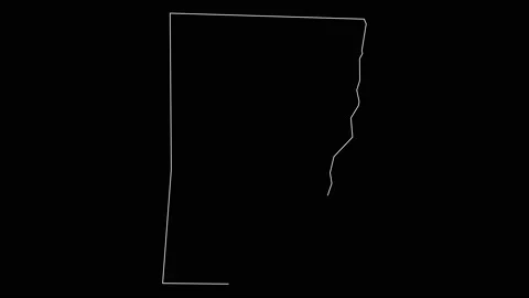 Cayo Belize district map outline animati... | Stock Video | Pond5